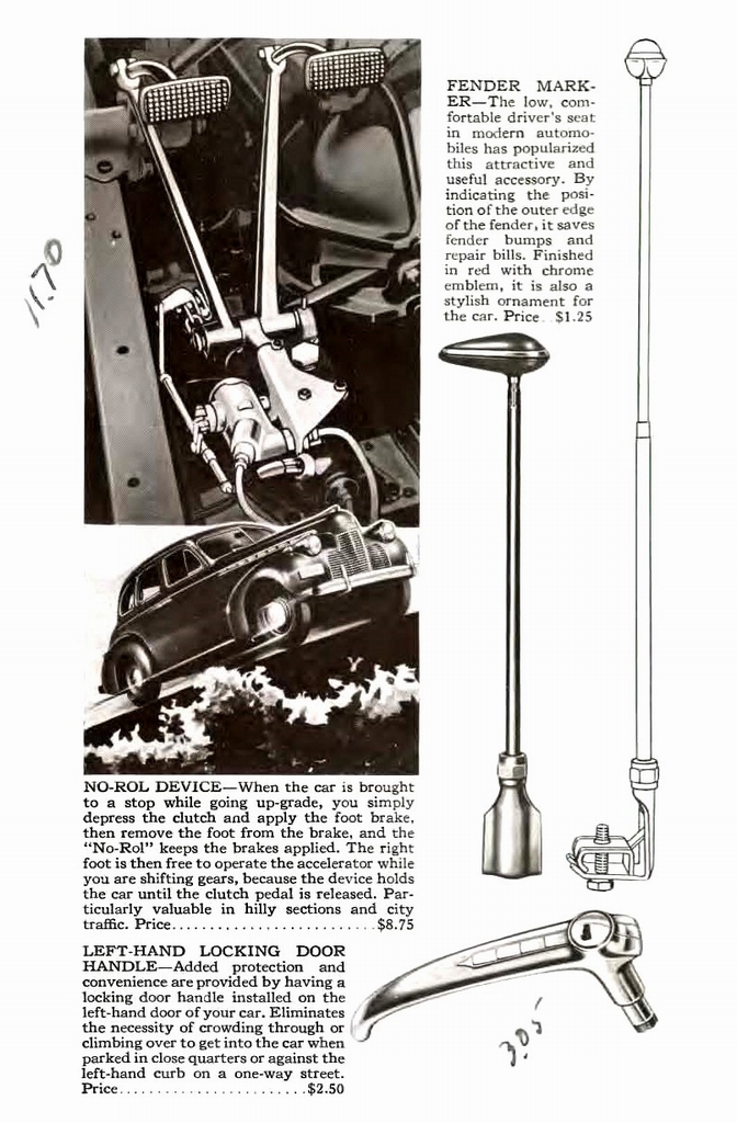 1940 Chevrolet Accessories Booklet Page 12